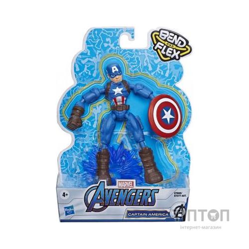 Фігурка для геймерів Hasbro Avengers Bend and flex Капітан Америка (E7377_E7869)