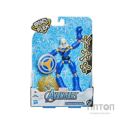 Фігурка для геймерів Hasbro Avengers Месники Bend and Flex Таскмастер (E7377_F0970)