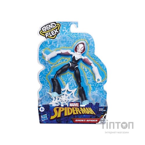 Фігурка для геймерів Hasbro Spider-Man Bend and flex Гвен Привид-павук 15 см (E7335_E7688)