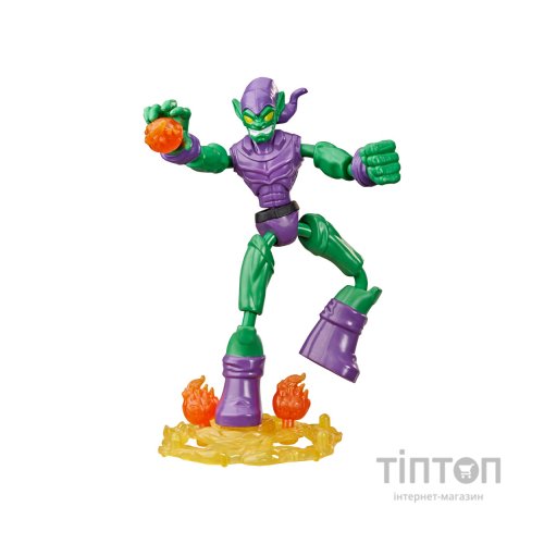 Фігурка для геймерів Hasbro Spider-Man Bend and Flex Зелений гоблін 15 см (E7335_E8973)