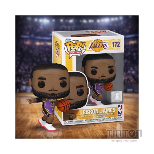 Фігурка Funko Pop серії NBA: Los Angeles Lakers - Леброн Джеймс (75117)
