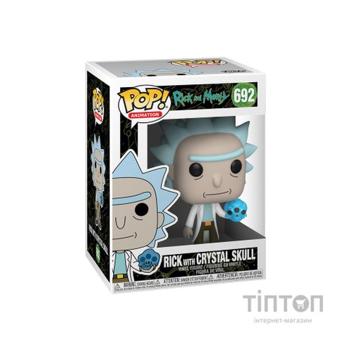 Фігурка Funko Pop серії Рік і Морті - Рік з кришталевим черепом (45438)