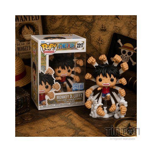 Фігурка Funko Pop серії Великий куш - Луффі (Гому Гому но Кулемет Гатлінга) (92222)