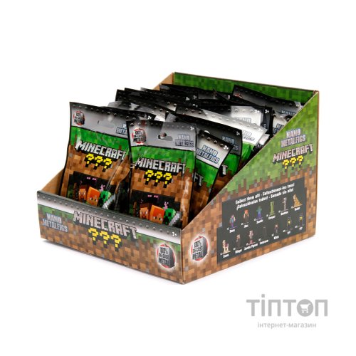 Фігурка Jada сюрприз металева колекційна Майнкрафт 4 см, в асортименті 13 видів (253261000)