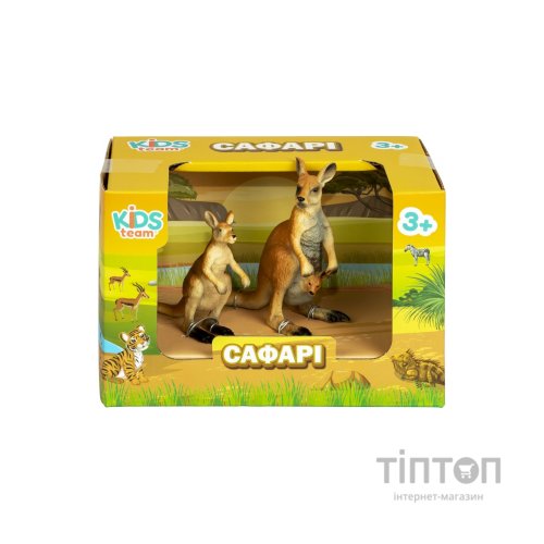 Фігурка Kids Team набір Кенгуру c малюком і з кенгурятком (Q9899-A38_3)