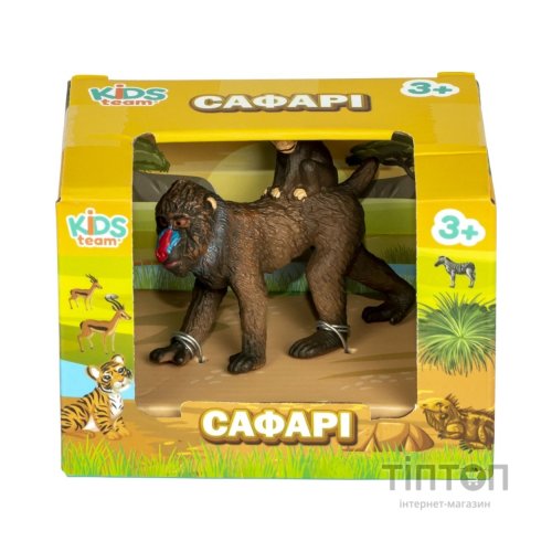 Фігурка Kids Team Сафарі самка Мандрил із дитиною (Q9899-A81_5)