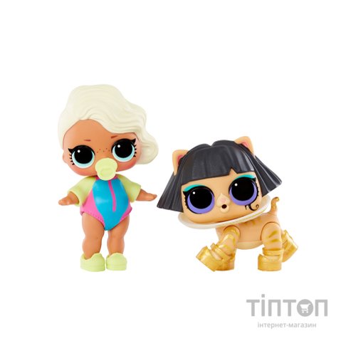 Фігурка L.O.L. Surprise! серії OPP Tot + Pet - Серфер Бейбі і Мяу (987819)