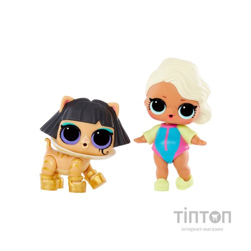 Фігурка L.O.L. Surprise! серії OPP Tot + Pet - Серфер Бейбі і Мяу (987819)