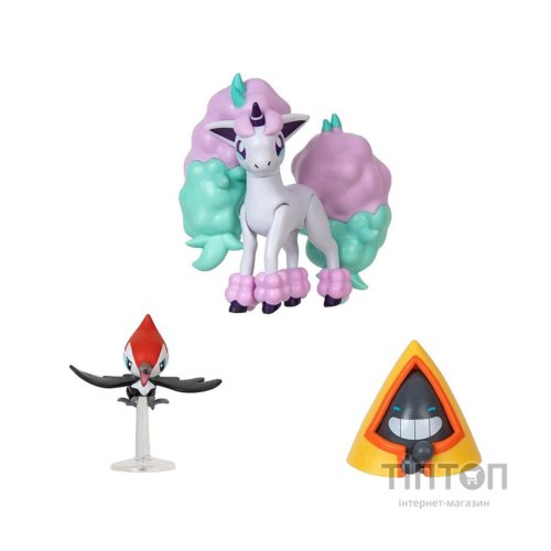Фігурка Pokemon набір W17 - Снорант, Пікіпек, Поніта (PKW3053)