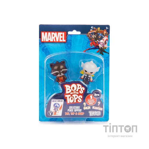 Фігурка Sambro набір фігурок-топерів – Марвел 3 шт (MAR-3980-KV-FO)