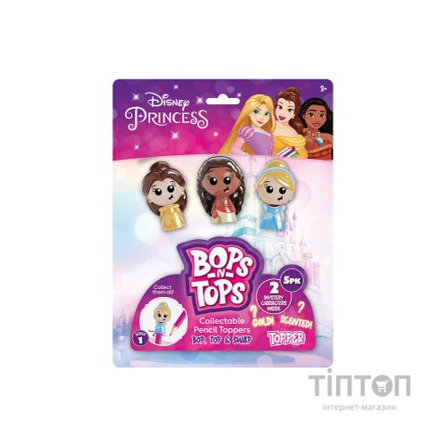 Фігурка Sambro набір фігурок-топерів – Принцеси Дісней 5 шт (DSP20-3562-KV-FO)