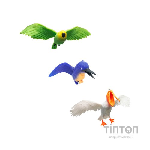 Фігурка #sbabam Стретч-іграшка у вигляді тварини – Тропічні пташки (14-CN-2020)