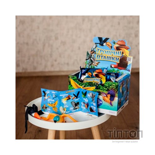 Фігурка #sbabam Стретч-іграшка у вигляді тварини – Тропічні пташки (14-CN-2020)