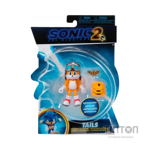 Фігурка Sonic the Hedgehog 2 W2 з артикуляцією - Тейлз 10 см (41498i)