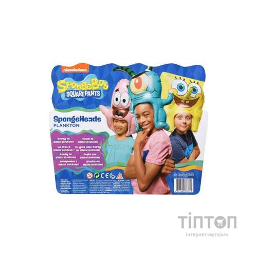 Фігурка SpongeHeads головний убір SpongeHeads SpongeBob Plankton (EU690604)