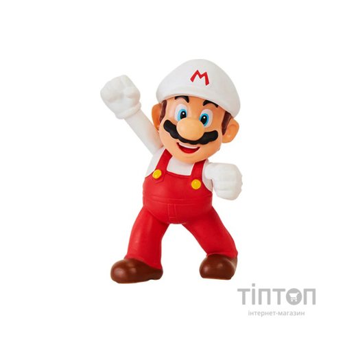 Фігурка Super Mario з артикуляцією - Вогняний Маріо 6 см (78279-RF1-GEN)