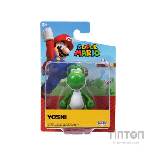 Фігурка Super Mario з артикуляцією - Зелений Йоші 6 см (61228-RF1-GEN)