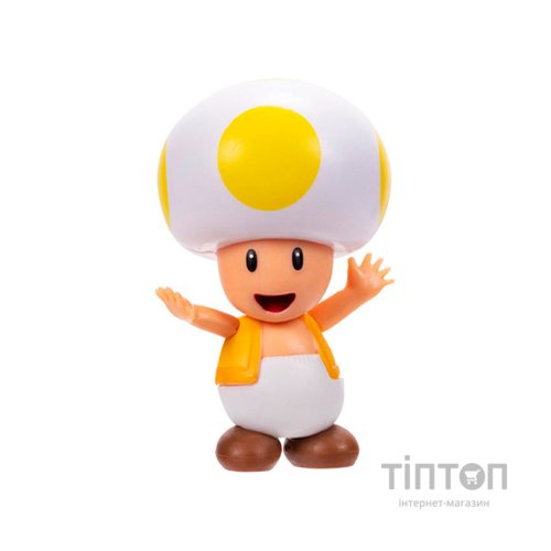Фігурка Super Mario з артикуляцією - Жовтий Тоад 6 см (41291i-GEN)