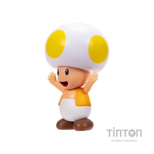 Фігурка Super Mario з артикуляцією - Жовтий Тоад 6 см (41291i-GEN)