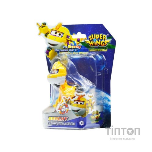Фігурка Super Wings трансформер Transform-a-Bots Брахі (Brachy), 5см (YW790043)
