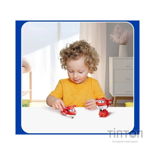Фігурка Super Wings трансформер Transform-a-Bots Джетт (Jett) (EU780010)