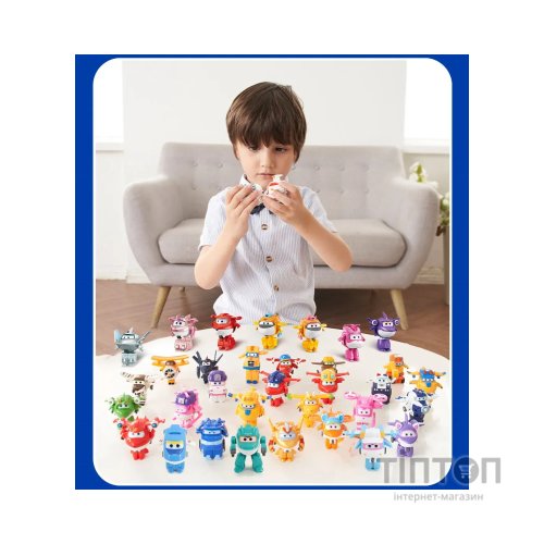 Фігурка Super Wings трансформер Transform-a-Bots Джетт (Jett) (EU780010)