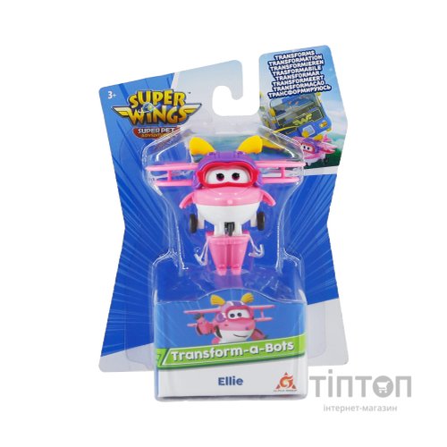 Фігурка Super Wings трансформер Transform-a-Bots Еллі (Ellie), 5 см (EU770038)