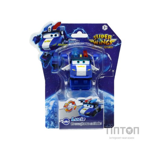 Фігурка Super Wings трансформер Transform-a-Bots Люсі (Lucie), 5 см (EU780035)