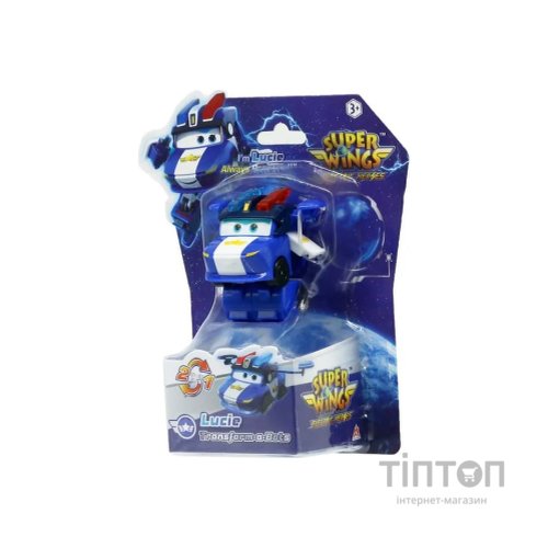 Фігурка Super Wings трансформер Transform-a-Bots Люсі (Lucie), 5 см (EU780035)