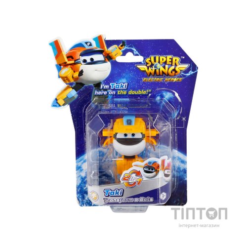Фігурка Super Wings трансформер Transform-a-Bots Такі (Taki), 5 см (YW780058)
