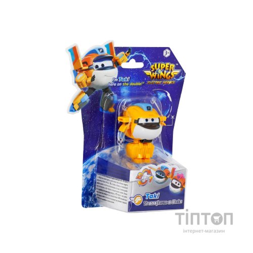Фігурка Super Wings трансформер Transform-a-Bots Такі (Taki), 5 см (YW780058)