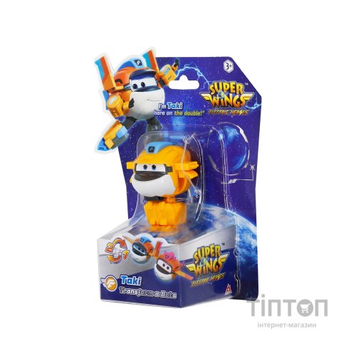 Фігурка Super Wings трансформер Transform-a-Bots Такі (Taki), 5 см (YW780058)