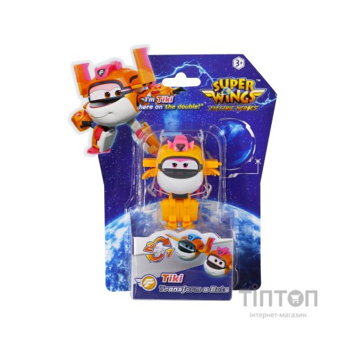 Фігурка Super Wings трансформер Transform-a-Bots Тікі (Tiki), 5 см (EU780059)