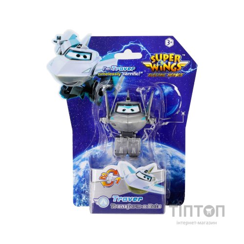 Фігурка Super Wings трансформер Transform-a-Bots Травер (Traver), 5 см (EU780032)