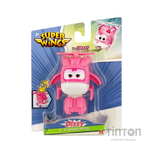 Фігурка Super Wings трансформер Transforming Діззі (Dizzy), 10 см (EU780622)