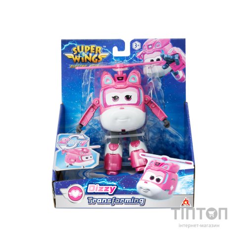 Фігурка Super Wings трансформер Transforming Діззі (Dizzy), 12.5 см (EU780240)