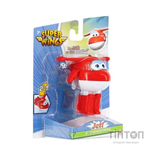 Фігурка Super Wings трансформер Transforming Джетт (Jett), 10 см (EU780621)