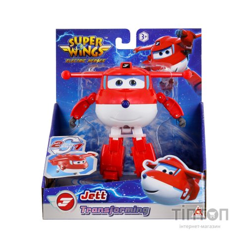 Фігурка Super Wings трансформер Transforming Джетт (Jett) (EU780210)