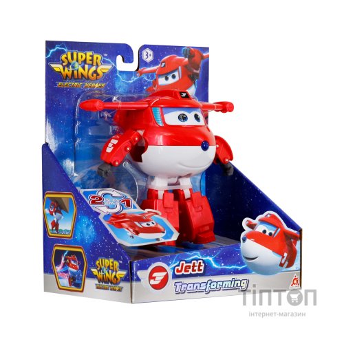 Фігурка Super Wings трансформер Transforming Джетт (Jett) (EU780210)