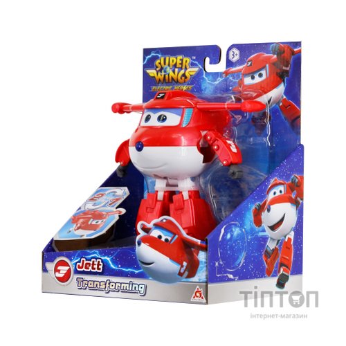 Фігурка Super Wings трансформер Transforming Джетт (Jett) (EU780210)