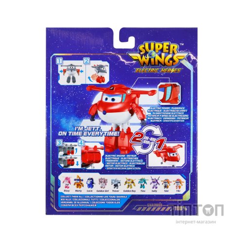 Фігурка Super Wings трансформер Transforming Джетт (Jett) (EU780210)