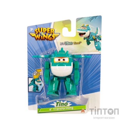 Фігурка Super Wings трансформер Transforming Тіно (Tino), 10 см (EU780623)