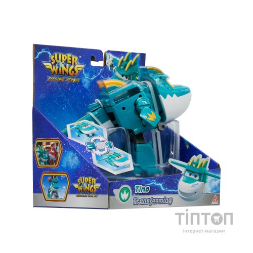 Фігурка Super Wings трансформер Transforming Тіно (Tino) (EU780237)