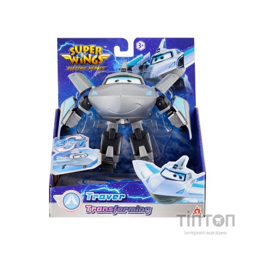 Фігурка Super Wings трансформер Transforming Травер (Traver), 12.5 см (EU780232)