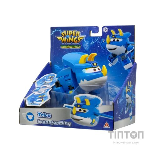 Фігурка Super Wings трансформер Transforming Тріко (Trico), 12.5 см (EU790242)