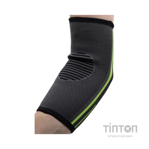 Фіксатор ліктя MadMax MFA-283 3D Compressive elbow support Dark grey/Neon green S (MFA-283_S)