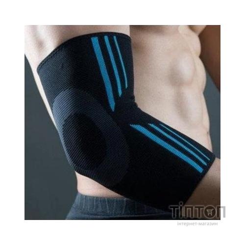 Фіксатор ліктя Power System Elbow Support Evo Black/Blue M (PS-6020_M_Black-Blue)
