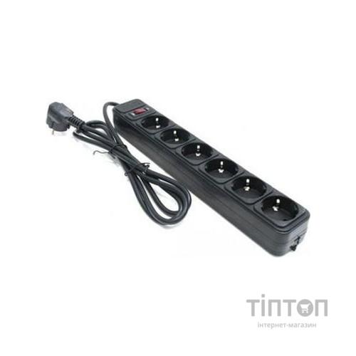 Фільтр мережевий Surgerotector SPG6-PC-10B, 6 розеток, 3,1м, чорний