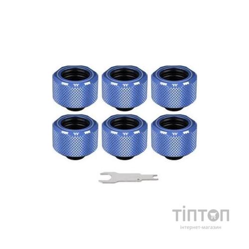 Фітинг для СРО ThermalTake Pacific C-Pro G1/4 PETG 16mm OD Fitting Kit - Blue (CL-W210-CU00BU-B)
