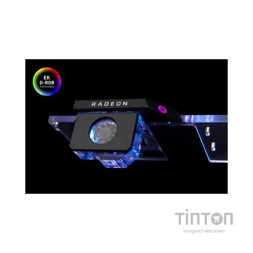 Фітинг для СВО Ekwb EK-Quantum Scalar Flow Indicator Bottom-To-Top D-RGB - Black (3831109829738)